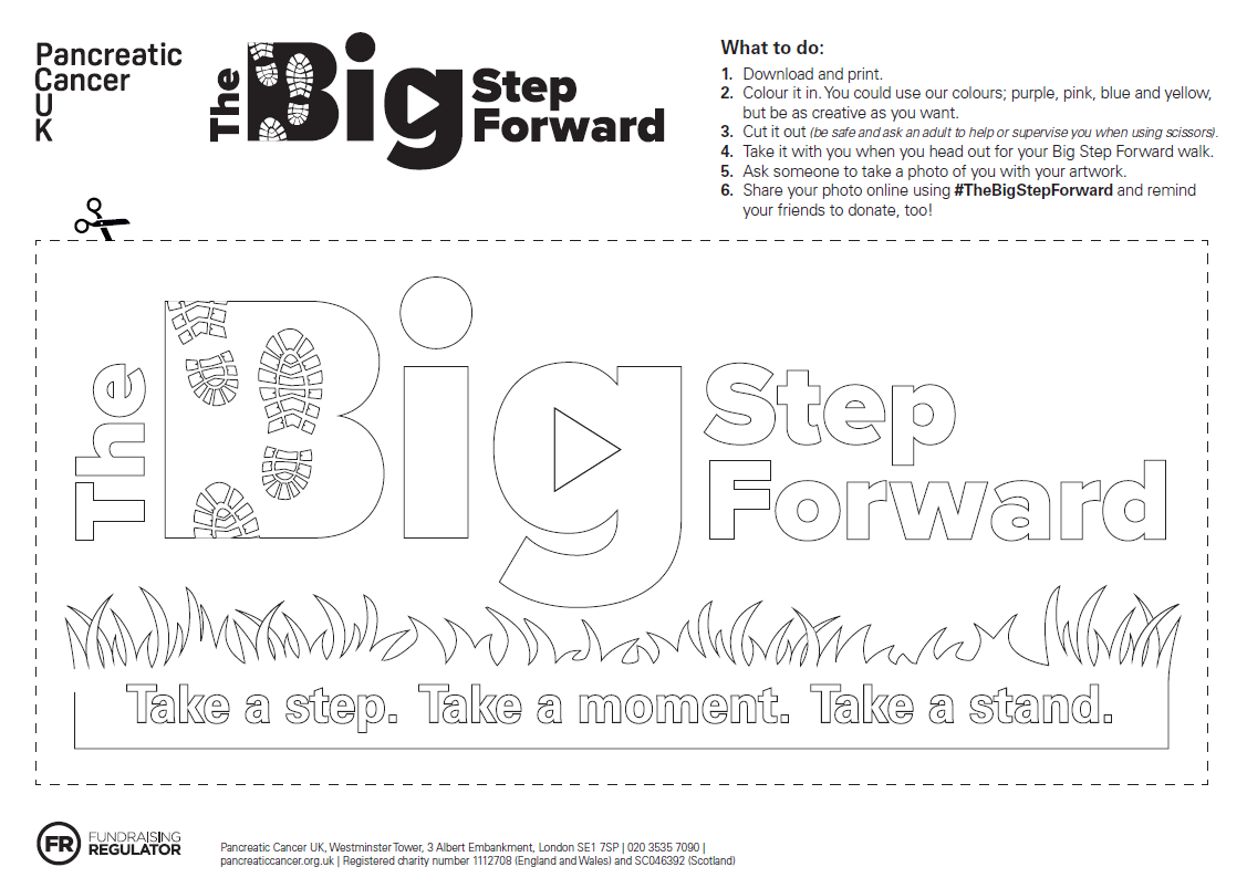 Colour in The Big Step Forward Logo 2022